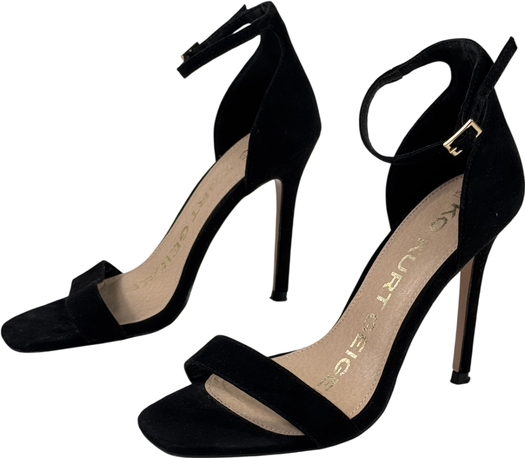 Kurt Geiger Black Ali Stiletto Heel Strappy Sandals UK 3 EU 36 👠
