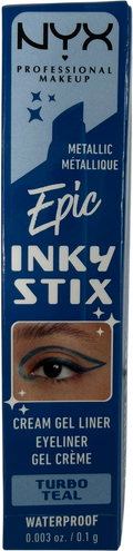 NYX Epic Inky Stix Waterproof Cream Gel Eyeliner Turbo Teal 0.1g