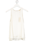 Rebecca Taylor Cream Double Layer Top UK M