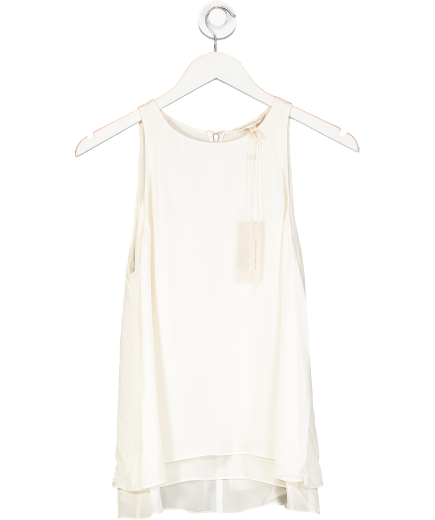 Rebecca Taylor Cream Double Layer Top UK M