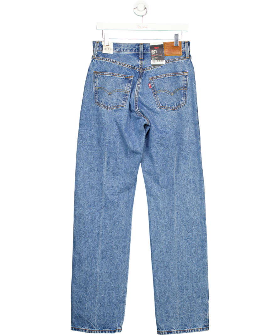 levis Blue 501 90's Mid Rise Jeans W28