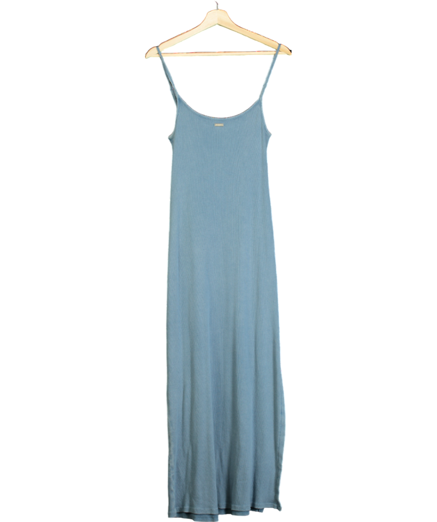 BDG Blue Taylor Ribbed Maxi Dress UK M