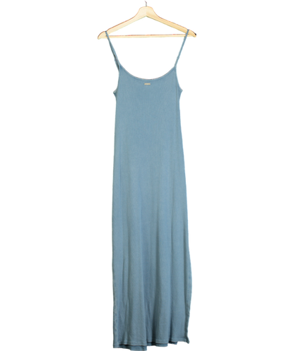 BDG Blue Taylor Ribbed Maxi Dress UK M