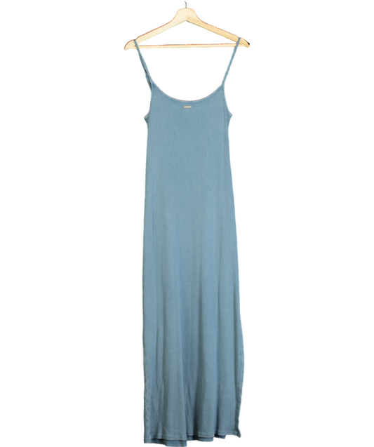 BDG Blue Taylor Ribbed Maxi Dress UK M