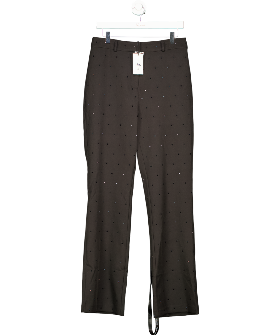 SLA the label Black Harper Diamante Trousers UK S