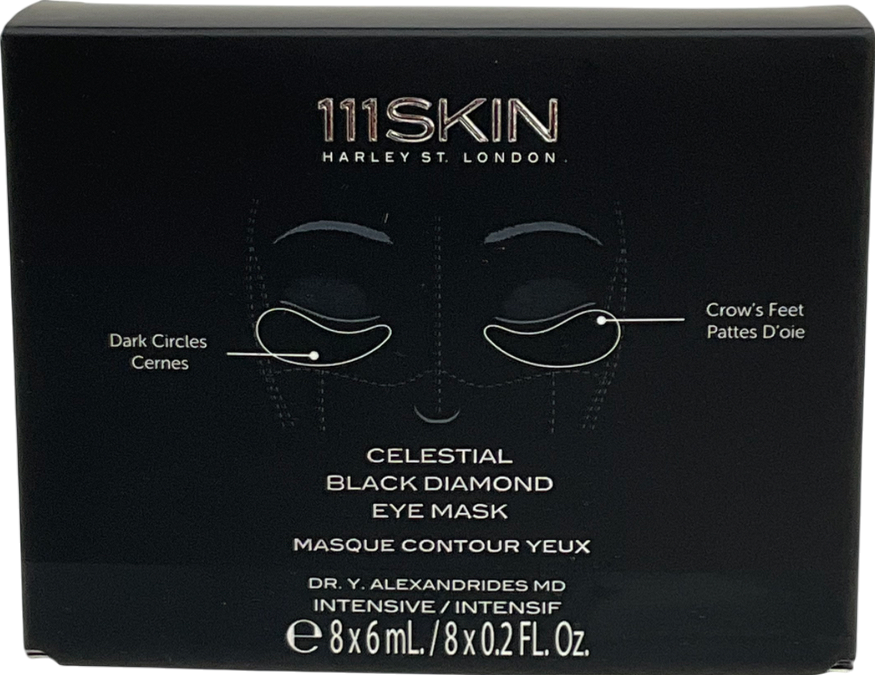 111skin Celestial Black Diamond Eye Mask (8 X 6ml) 8x6ml