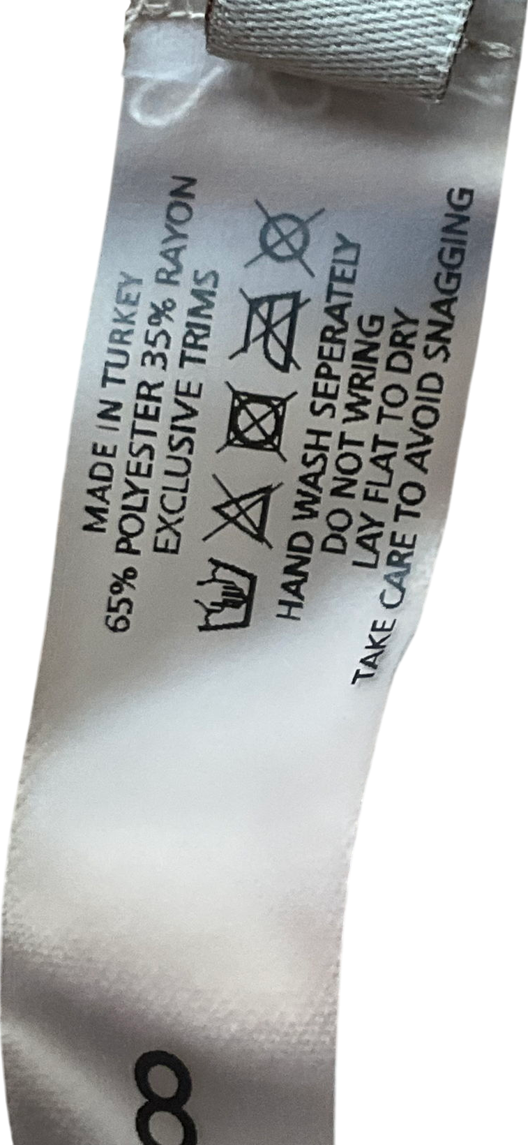 Jaded London Brown Allure Striped Knit Micro Triangle Bikini Top & Allure Striped Knit Micro Bikini Bottoms UK S/M