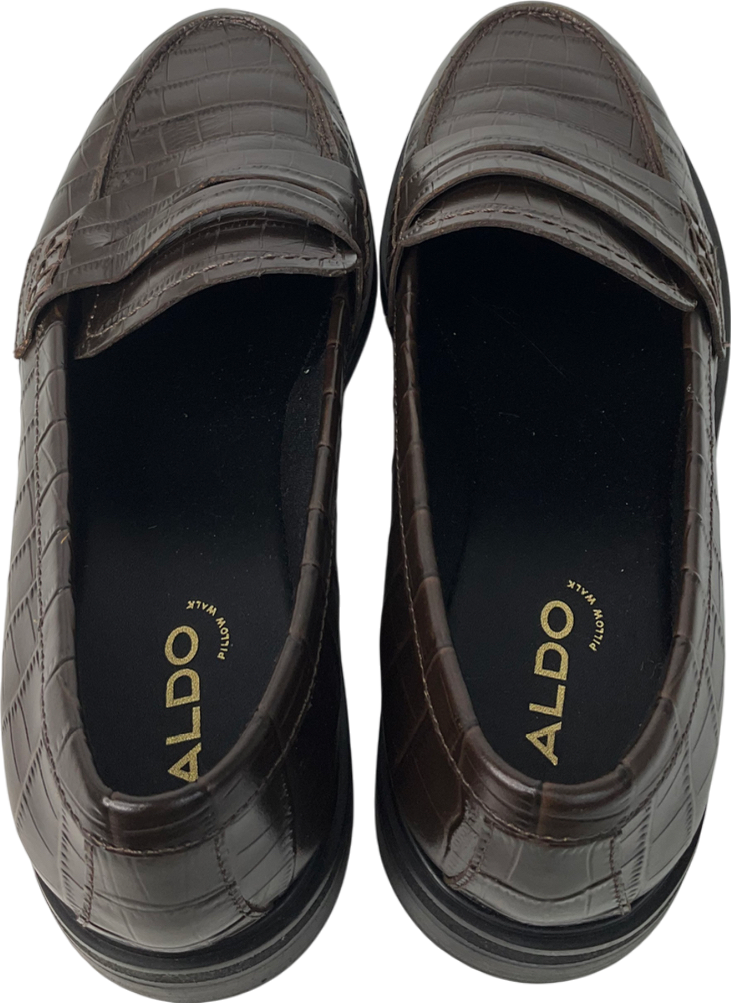 Aldo Brown Lededanten Loafers UK 5 EU 38 👠