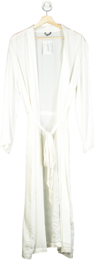 Zara Ltd.Edition Ivory Silky Robe UK M-L