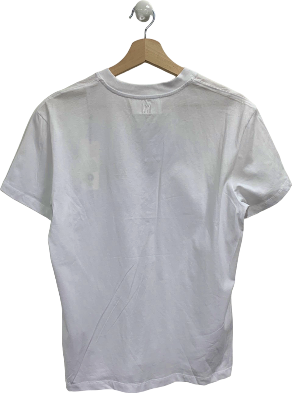 AMI White De Coeur T-Shirt UK S
