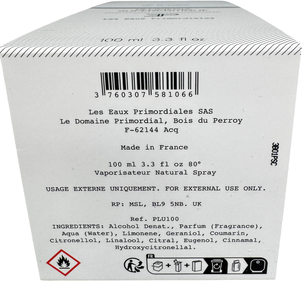 Les Eaux Primordiales Plumeria Eau De Parfum 100ML