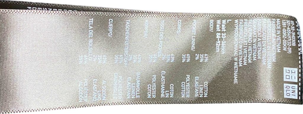 United Colors of Benetton Navy Blue Chino Trousers UK W32