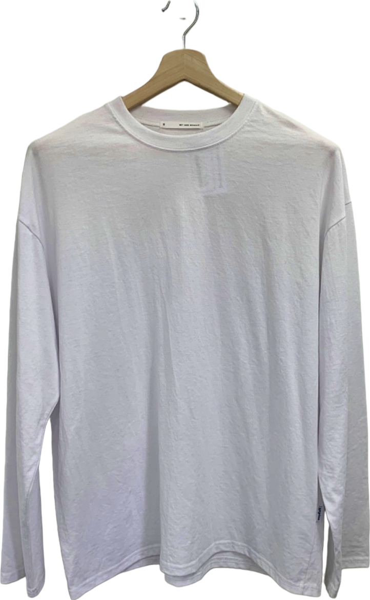 Wit and Wonder White Long Sleeve T-Shirt UK M