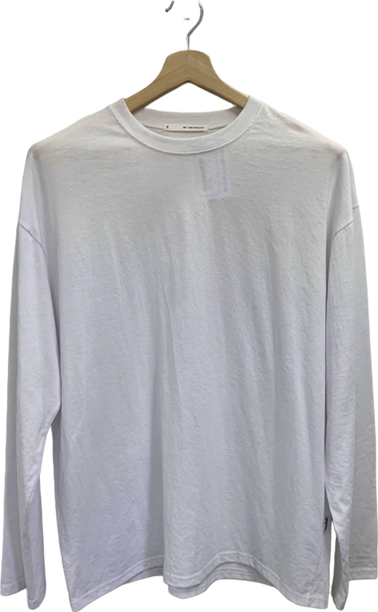 Wit and Wonder White Long Sleeve T-Shirt UK M