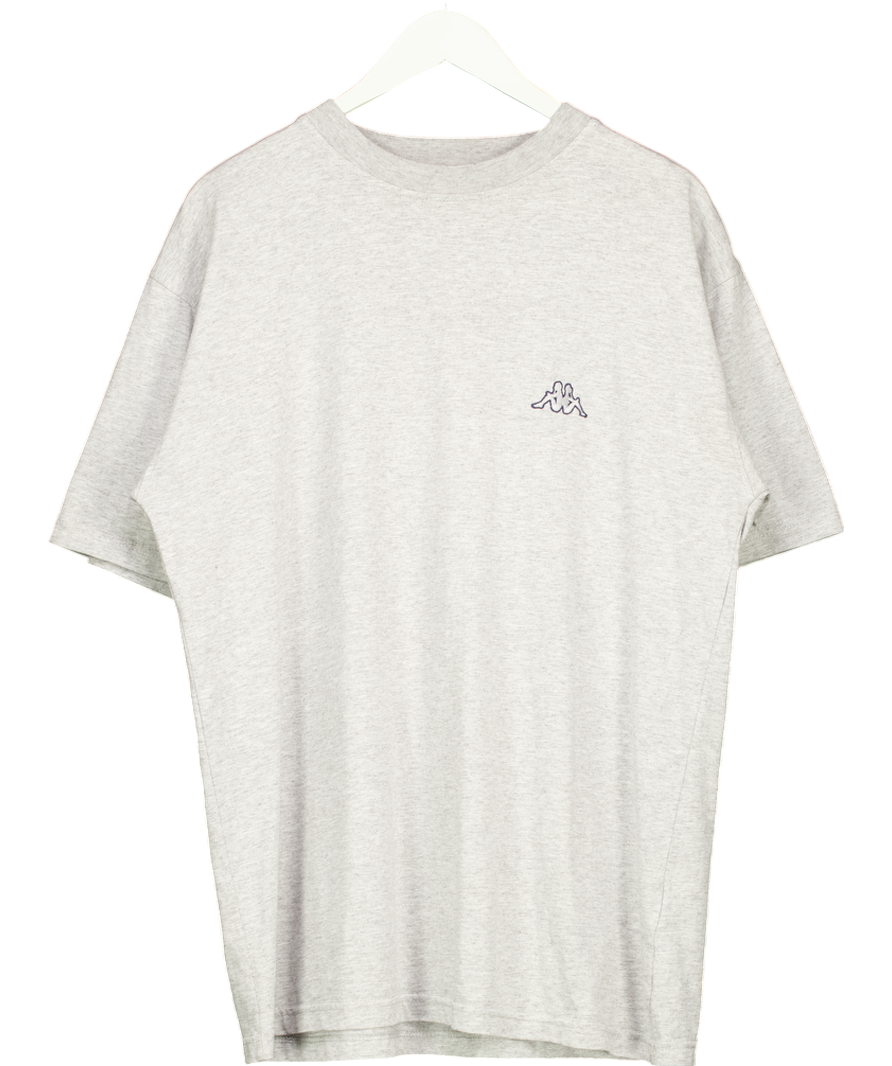 Kappa Grey Logo T-shirt UK XL