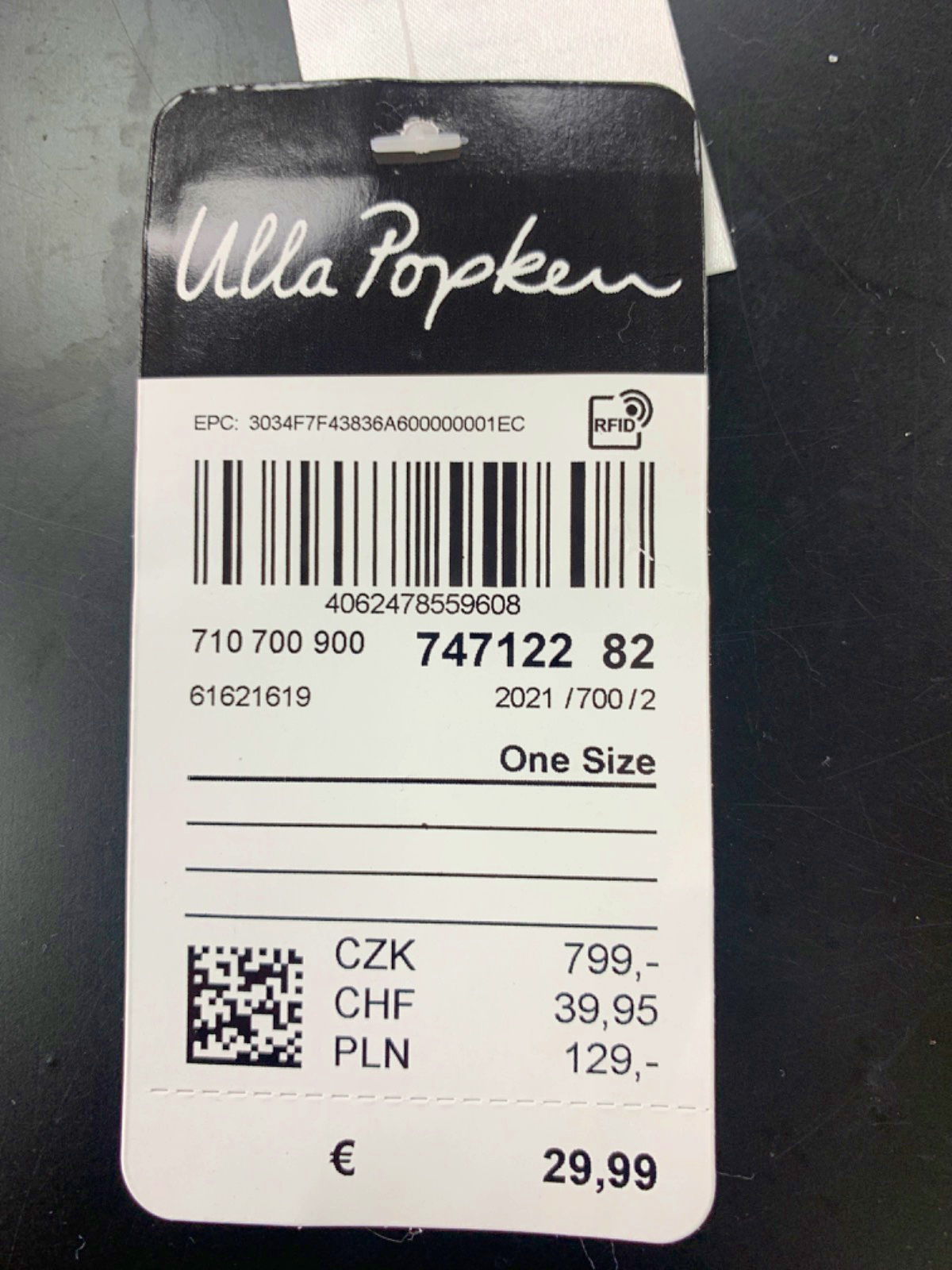 Ulla Popken Pink Striped Scarf One Size