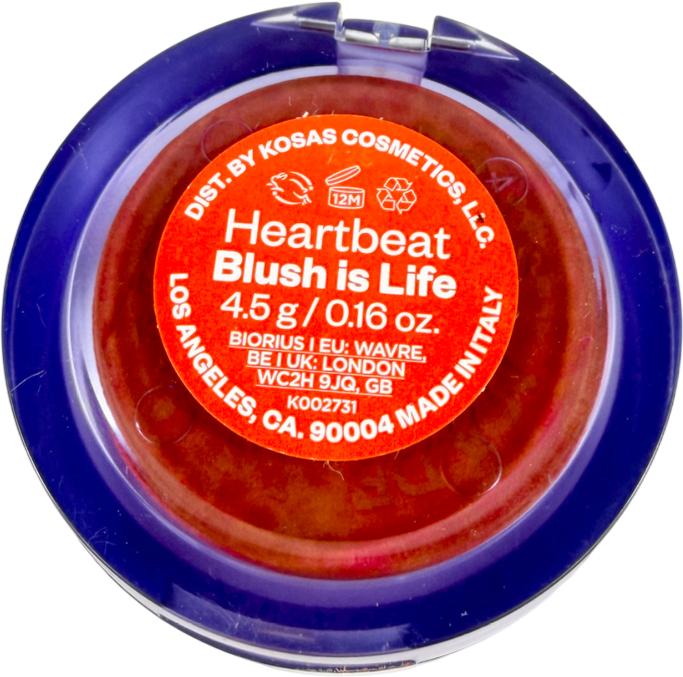 Kosas Blush Is Life Baked Dimensional + Brightening Blush Heartbeat Heartbeat