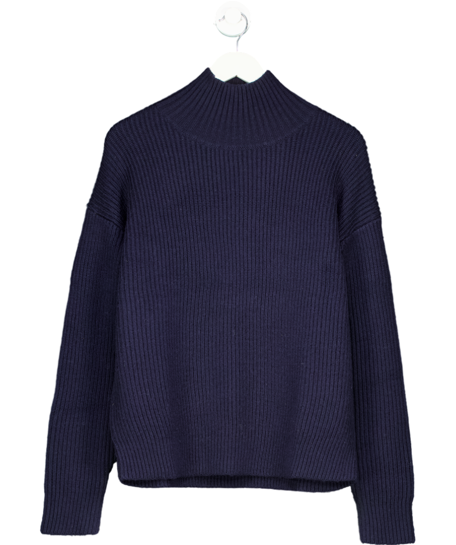 Fub Blue 100% Raw Wool Sweater UK L