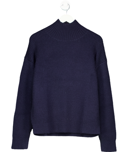 Fub Blue 100% Raw Wool Sweater UK L