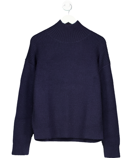 Fub Blue 100% Raw Wool Sweater UK L