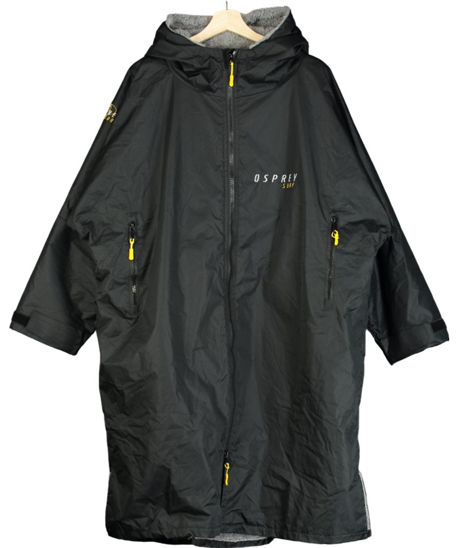 Osprey Surf Black Osprey waterproof and windproof Robe UK S