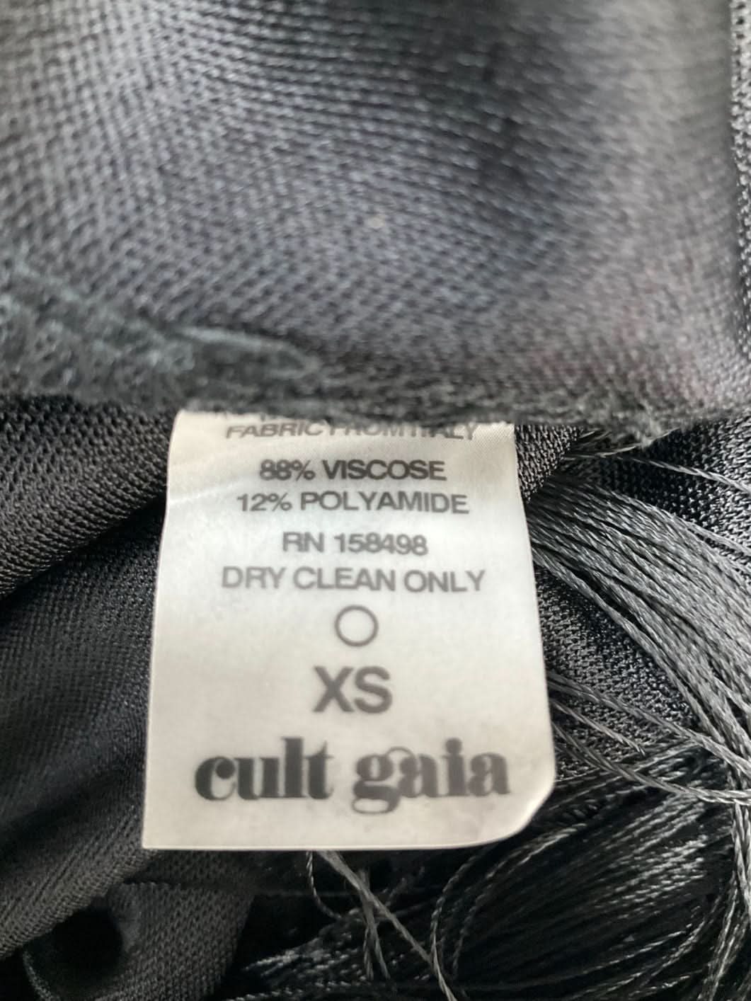 Cult Gaia Black Sharona Dress UK XS