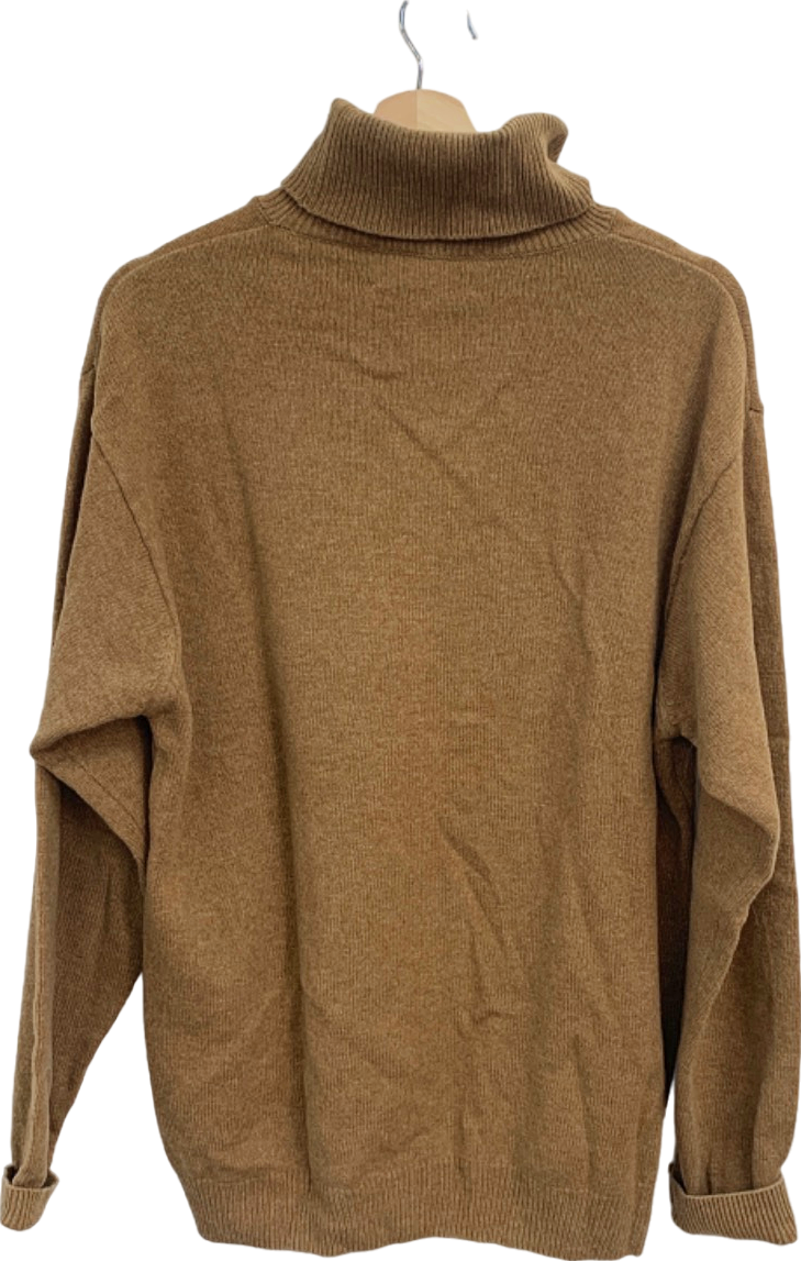 Marlboro Classics Brown Turtleneck Jumper UK L