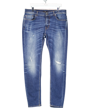 7 For All Mankind Blue Ronnie Jeans W36