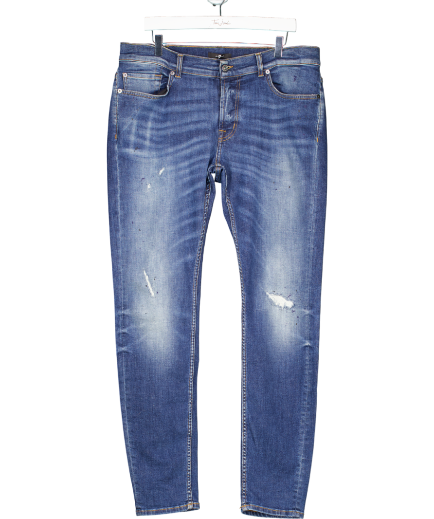 7 For All Mankind Blue Ronnie Jeans W36