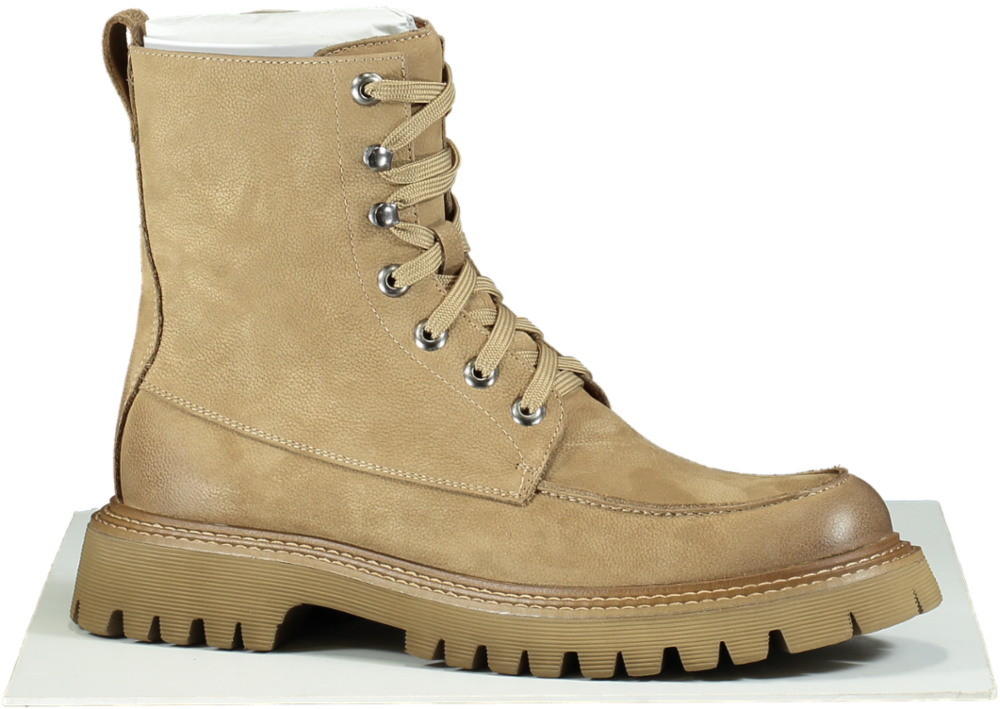 Steve Madden Tan Wolf Wheat Nubuck Boots UK 11