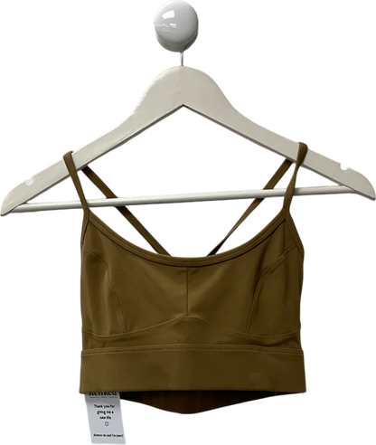 Varley Beige Let's Move Irena Bra UK S