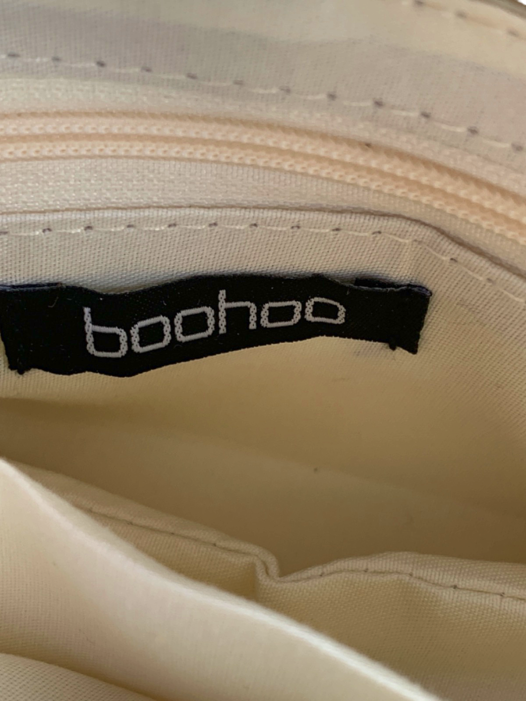 Boohoo Silver Shoulder Bag One Size