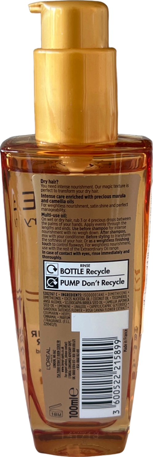 L'Oreal Paris Elvive Extraordinary Oil Miracle Hair Perfector Dry Hair 100ml