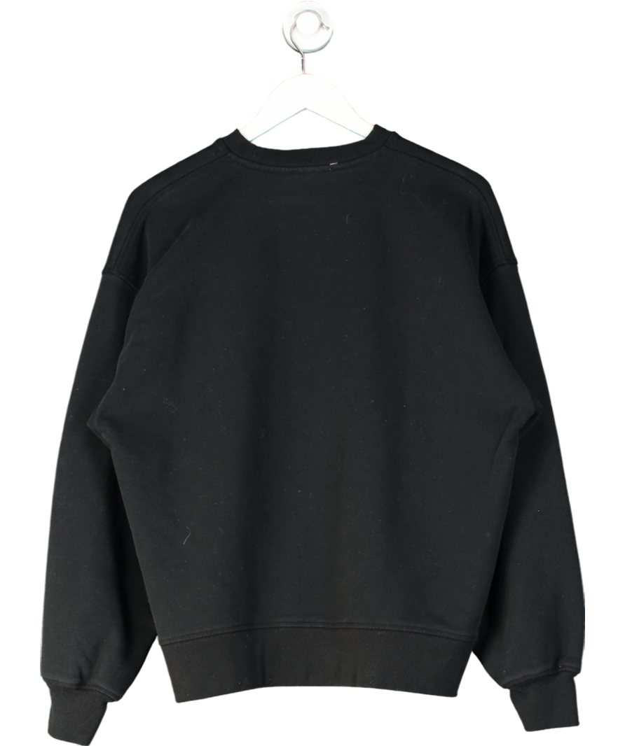 Raey Black Recycled-yarn Cotton-blend Sweatshirt UK 10
