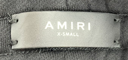 Amiri Black Logo Print Cotton Joggers UK XS