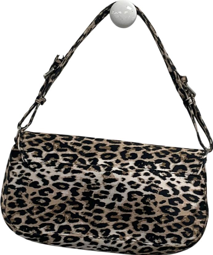 ZARA Cream Zara Animal Print Tote Bag Sales One Size