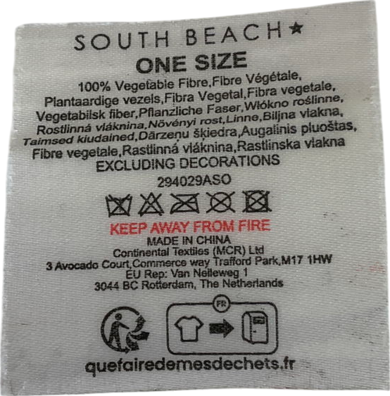 South Beach White Floppy Hat