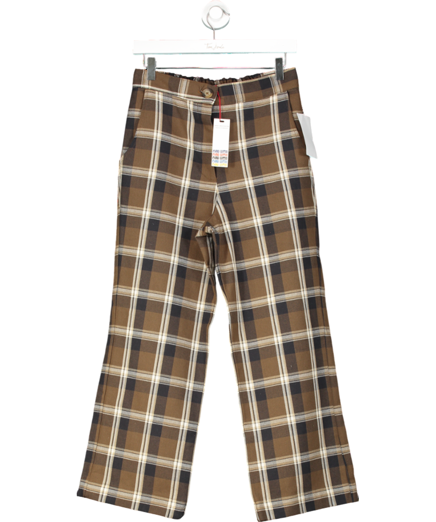 Ciao Lucia Brown Check Pietro Pant Check UK M