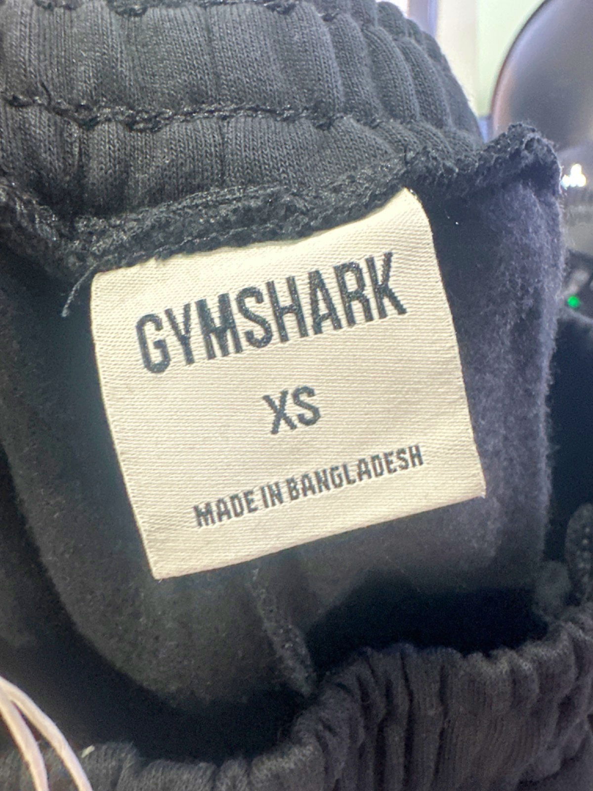 Gymshark Black Strength Department Graphic Jogger UK XS