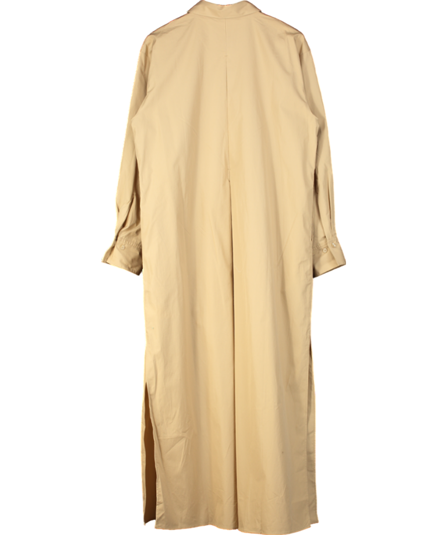 Arket Beige Oversized Shirt Dress UK 12