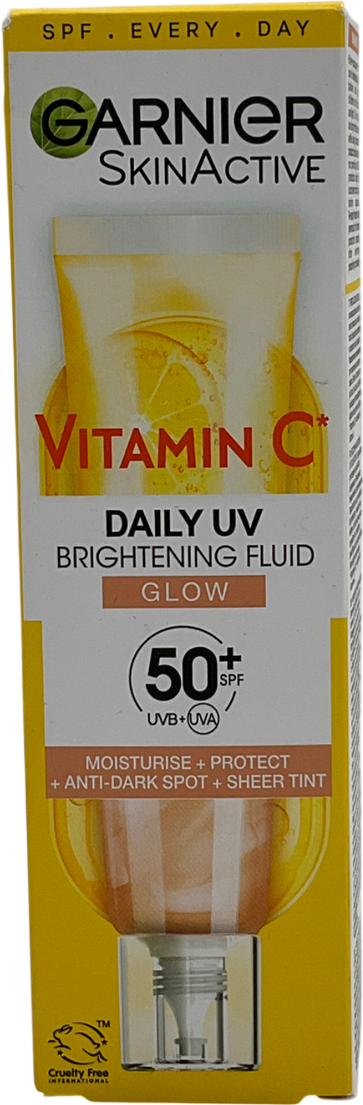 Garnier Vitamin C Daily Uv Brightening Fluid Sheer Glow Spf50+ 40ml