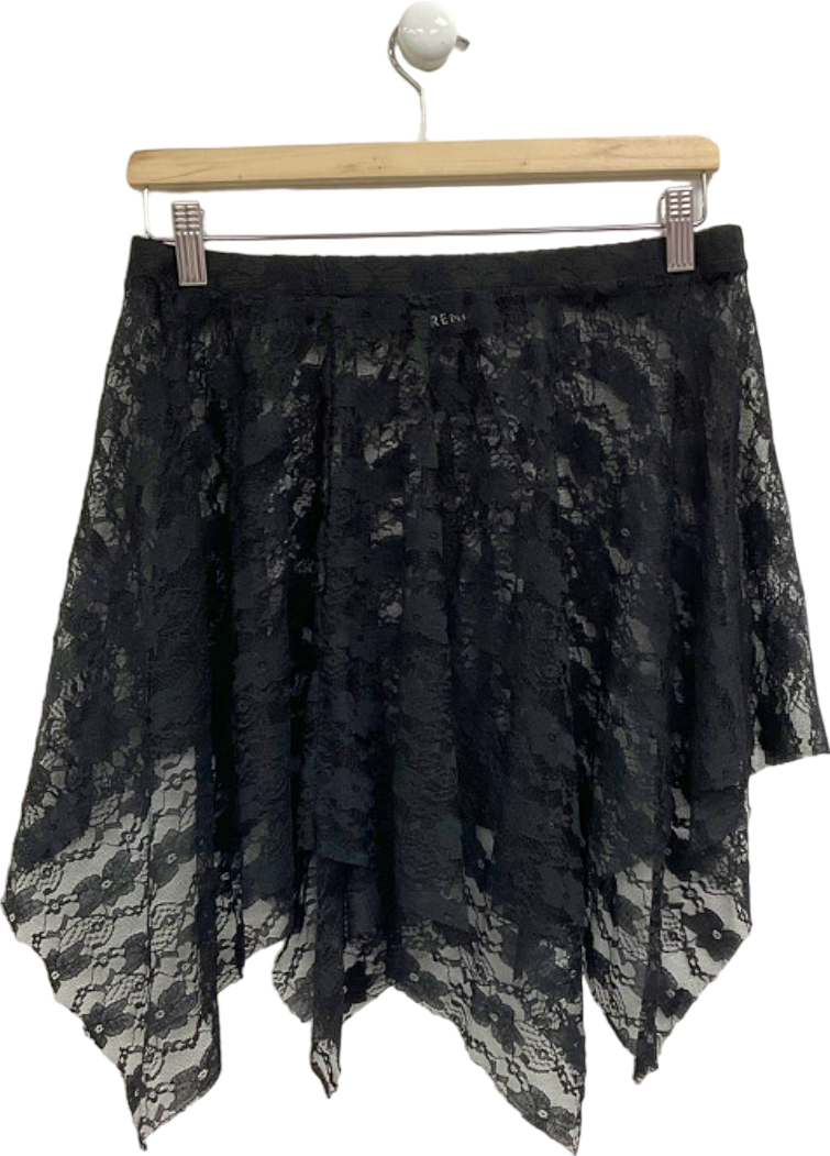 Rendal Black Lace Skirt One Size