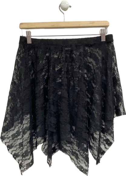 Rendal Black Lace Skirt One Size