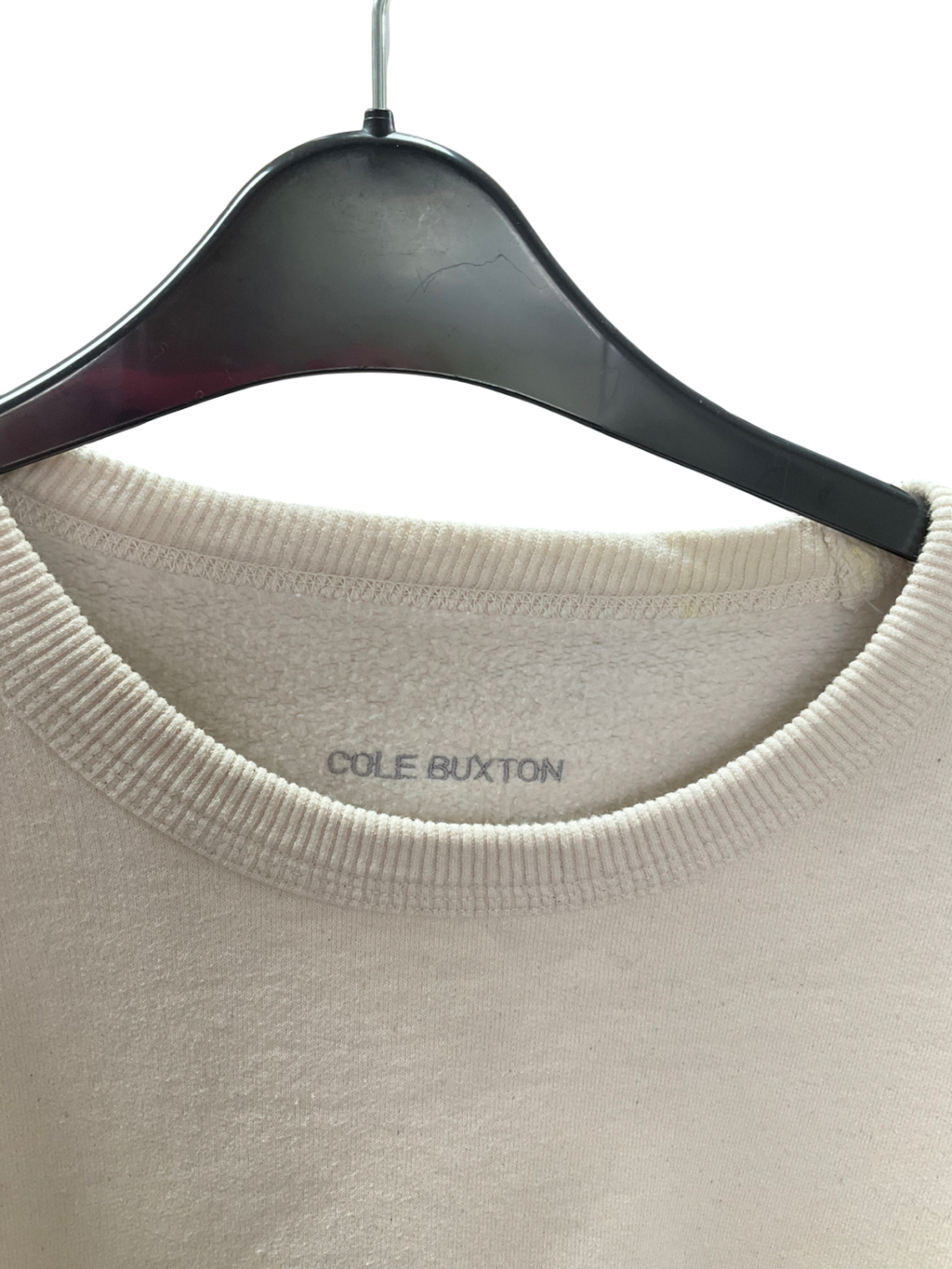 Cole Buxton Cream Rm Up Crew Sweatshirt UK M