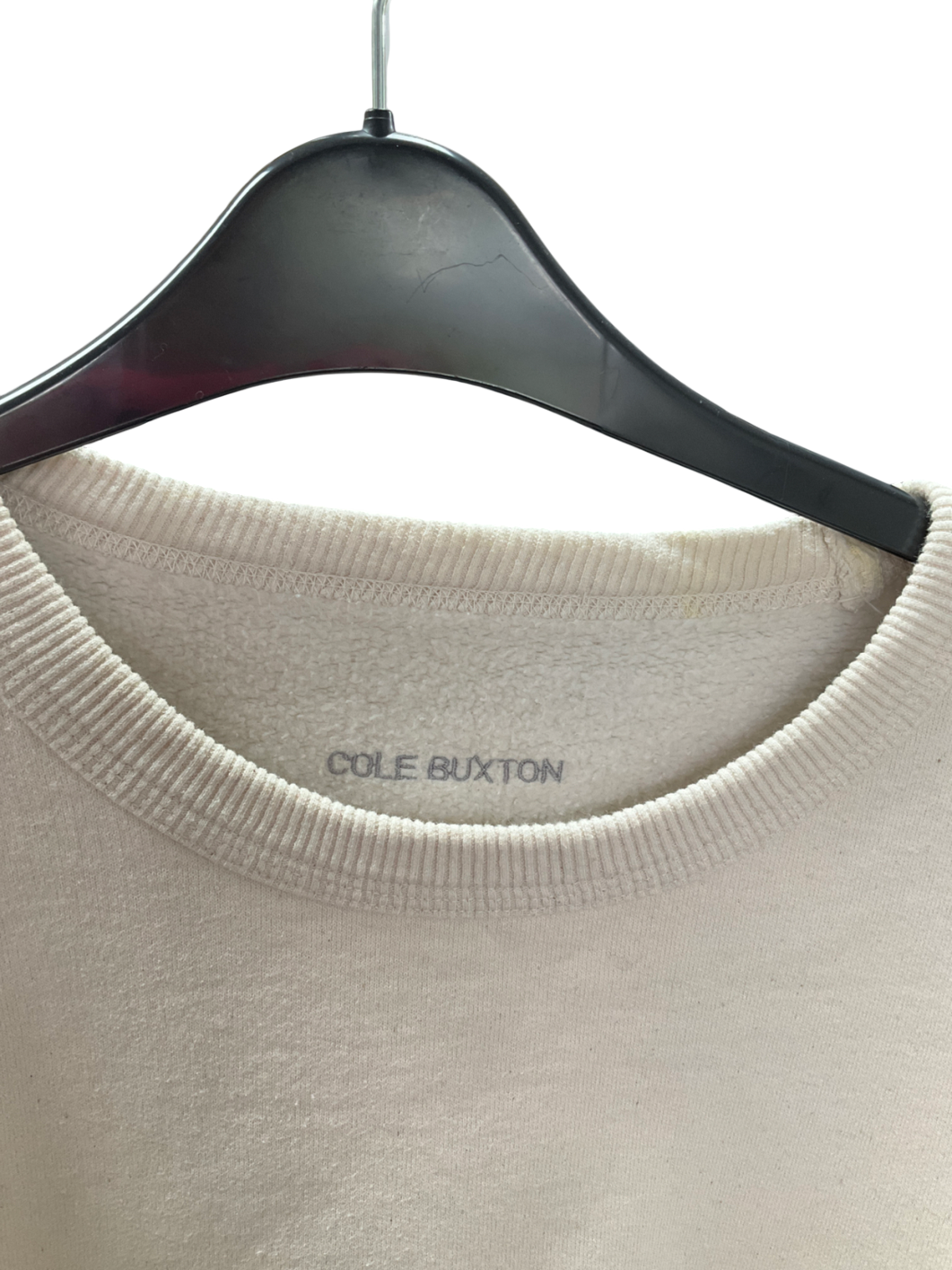 Cole Buxton Cream Rm Up Crew Sweatshirt UK M