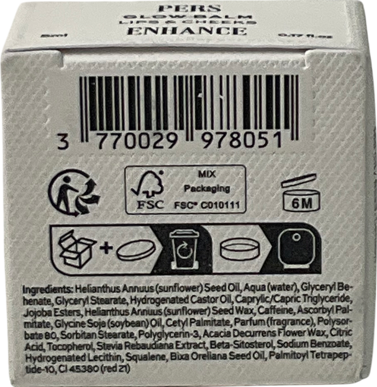 pers Cheek & Lip Balm - Glow / Radiance / Comfort Enhance 5ml