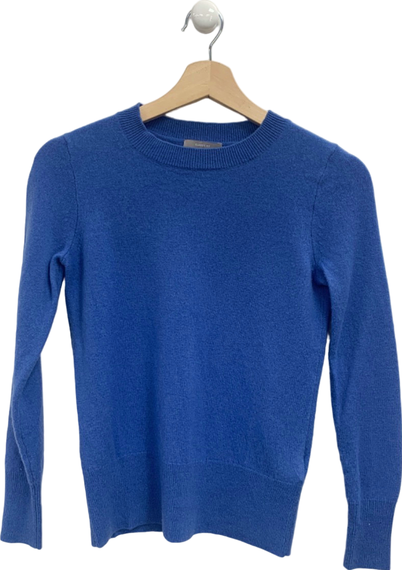 J.Crew Blue Cashmere Jumper UK XXS