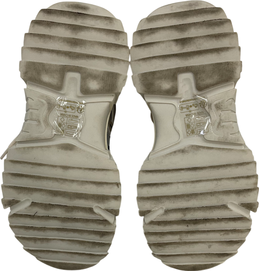 STEVE MADDEN Possession Trainers In Silver UK 6 EU 39 👠