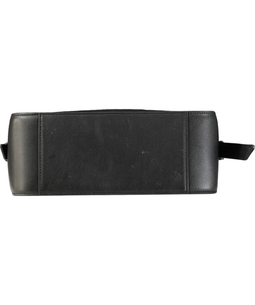 MCM Black Aren Leather Shoulder Bag Crossbody Bag One Size