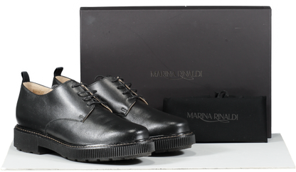 Marina Rinaldi Black Lace Up Shoes UK 6 EU 39 👠